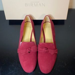 Alexandre Birman Hibiscus Suede Clarita Smoking Slippers-36M